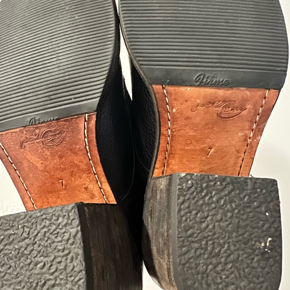 Rachel Comey Black Ibex Lace Up Oxford Booties Sz 7 - Picture 3 of 8